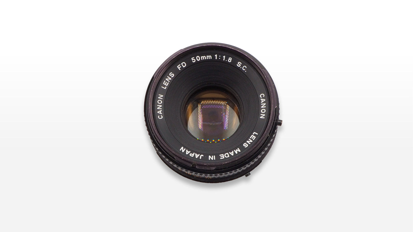 Canon FD 50mm 1.8 S.C.