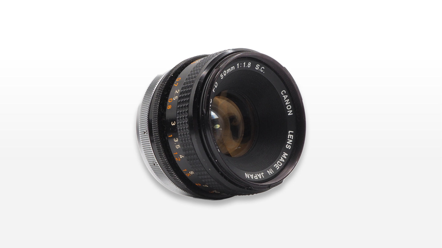 Canon FD 50mm 1.8 S.C.