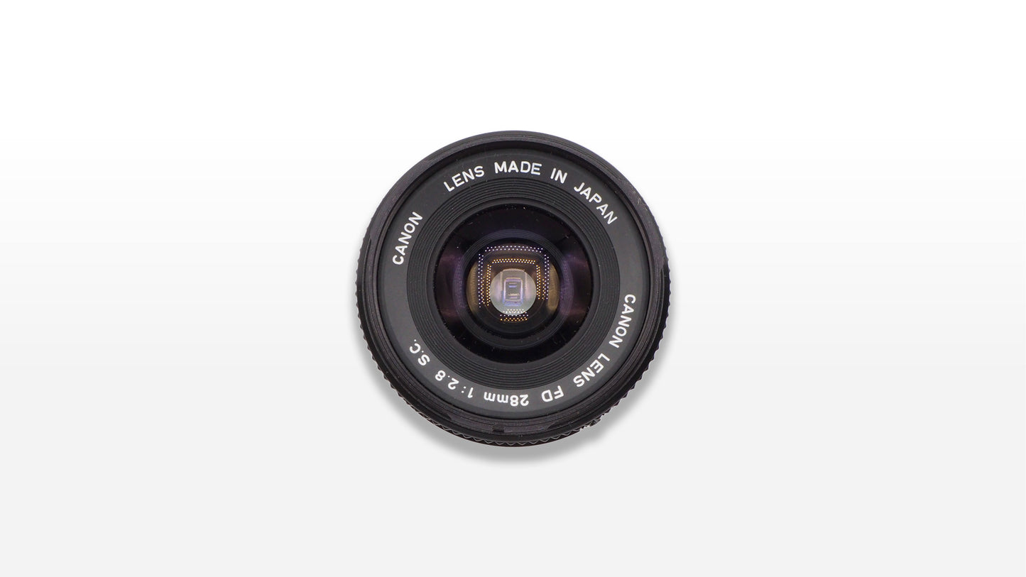 Canon FD 28mm f2.8 S.C.