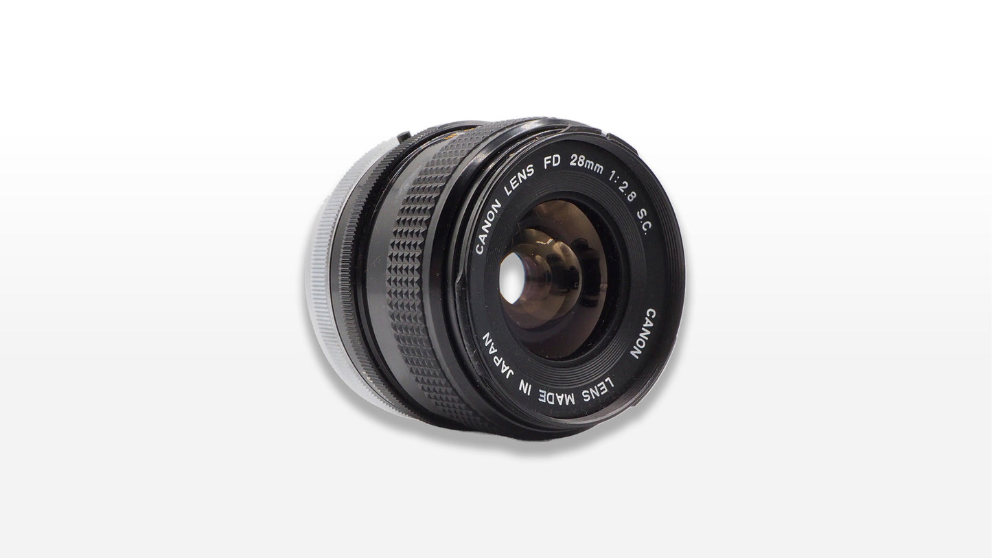 Canon FD 28mm f2.8 S.C.
