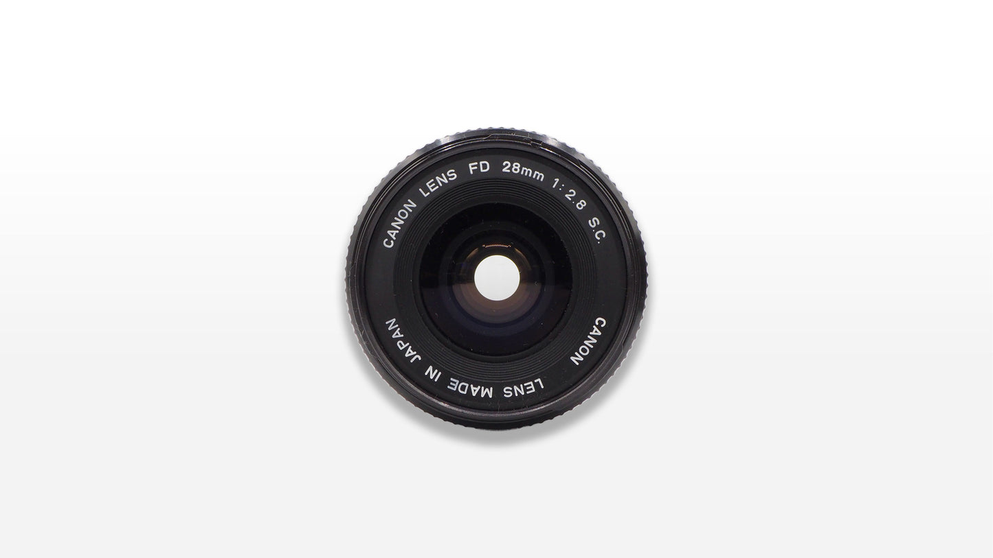 Canon FD 28mm f2.8 S.C.