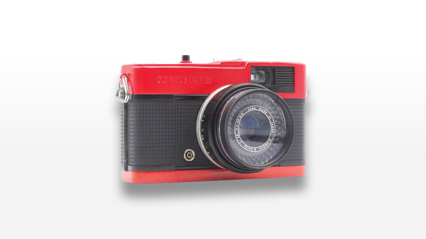 Olympus Trip 35 (Custom Red body)