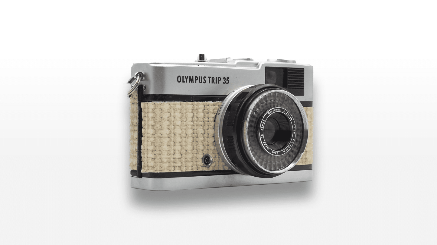 Olympus Trip 35 Custom Creme pattern