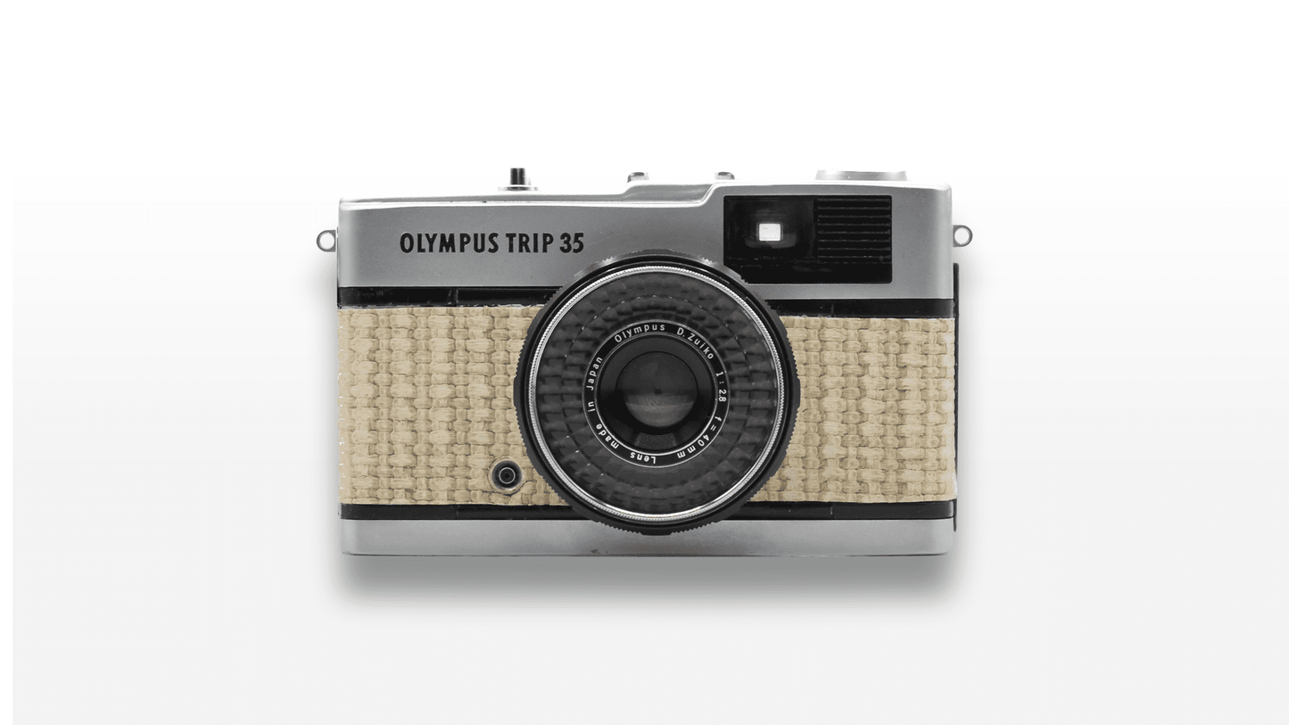 Olympus Trip 35 Custom Creme pattern