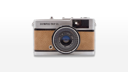 Olympus Trip 35 (Custom Brown Leather)