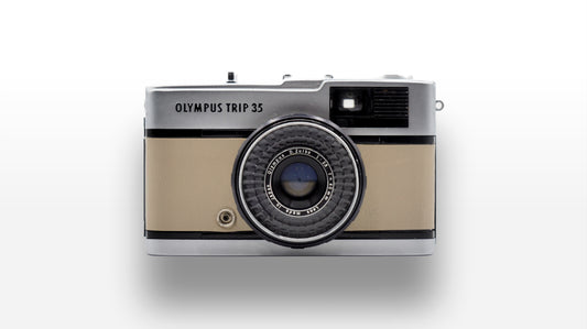 Olympus Trip 35 (Custom Creme/White)