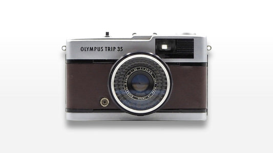 Olympus Trip 35 Custom Brown/White