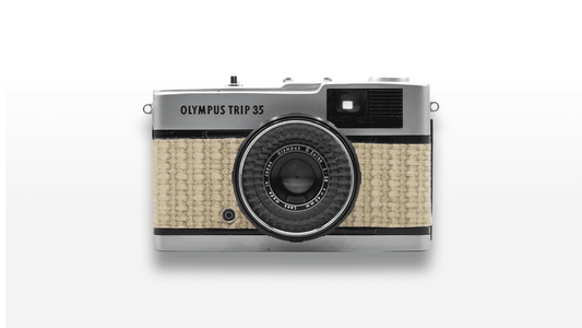 Olympus Trip 35 Custom Creme pattern